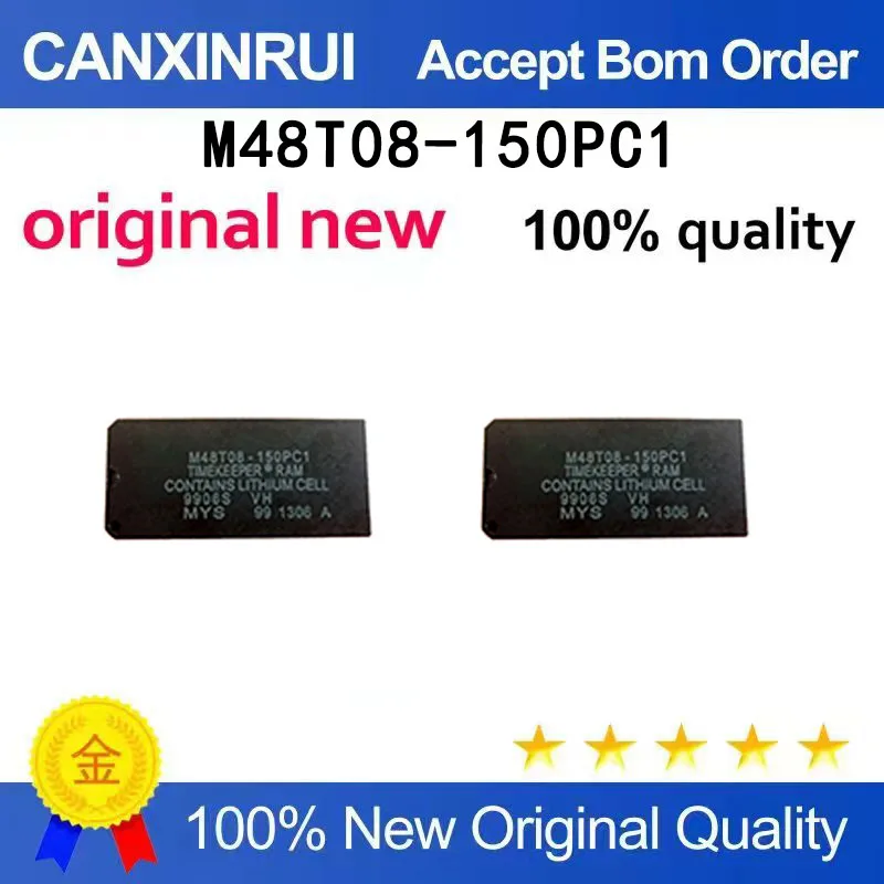 (5pcs-100pcs）Brand new original M48T08-150PC1 package DIP-28 real-time clock chip integrated circuit IC