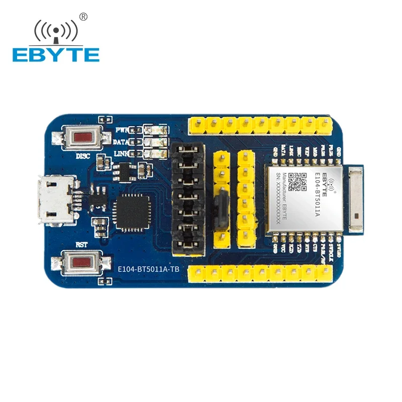 EBYTE 2.4GHz Bluetooth5.0 Module Test Board nRF52811 Chip RF Module Long Range and Transparent Transmission E104-BT5011A-TB