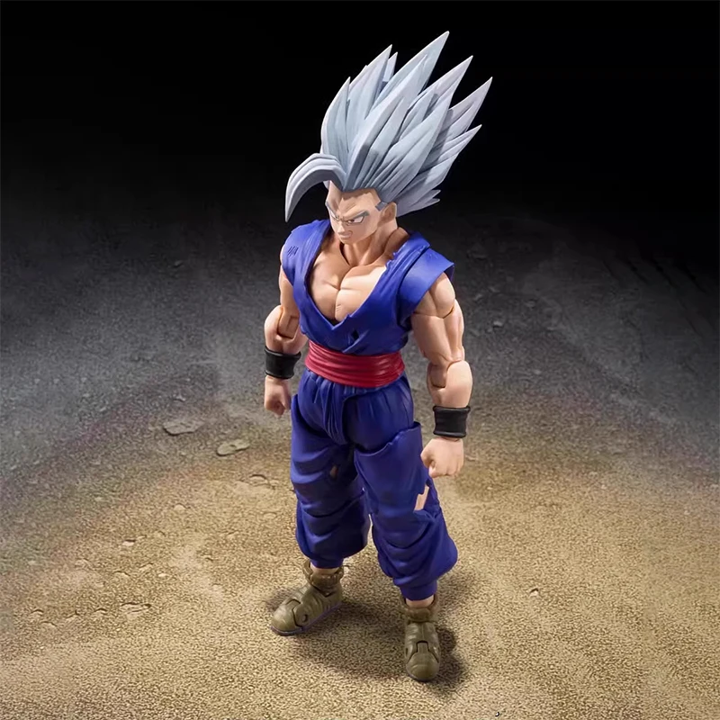 Dragon Ball Ultra Gohan And Beast Wufan Shf 6-Inch Gohan Action Figure Toys Anime Figurals Silver Haired Wukong Model Figure