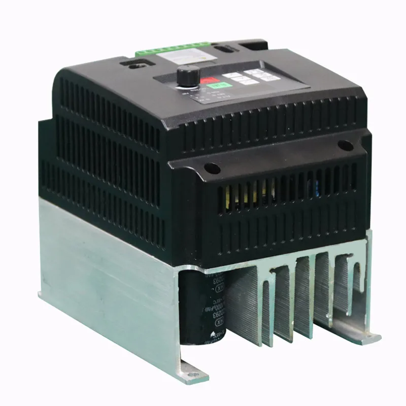 220V to 380V 4KW Single Phase to Three Phase Inverter VFD 5hp Inverter Frequency Converter Frequenc Drive Motor Speed