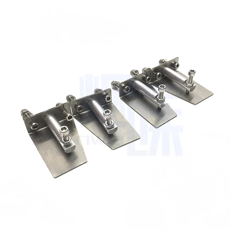 1Pair Metal Trim Tabs 41mmx30mm Wave Balance Flaps Water Pressure Plate Control Hull Stability for RC Racing Boat O/V Yacht MONO
