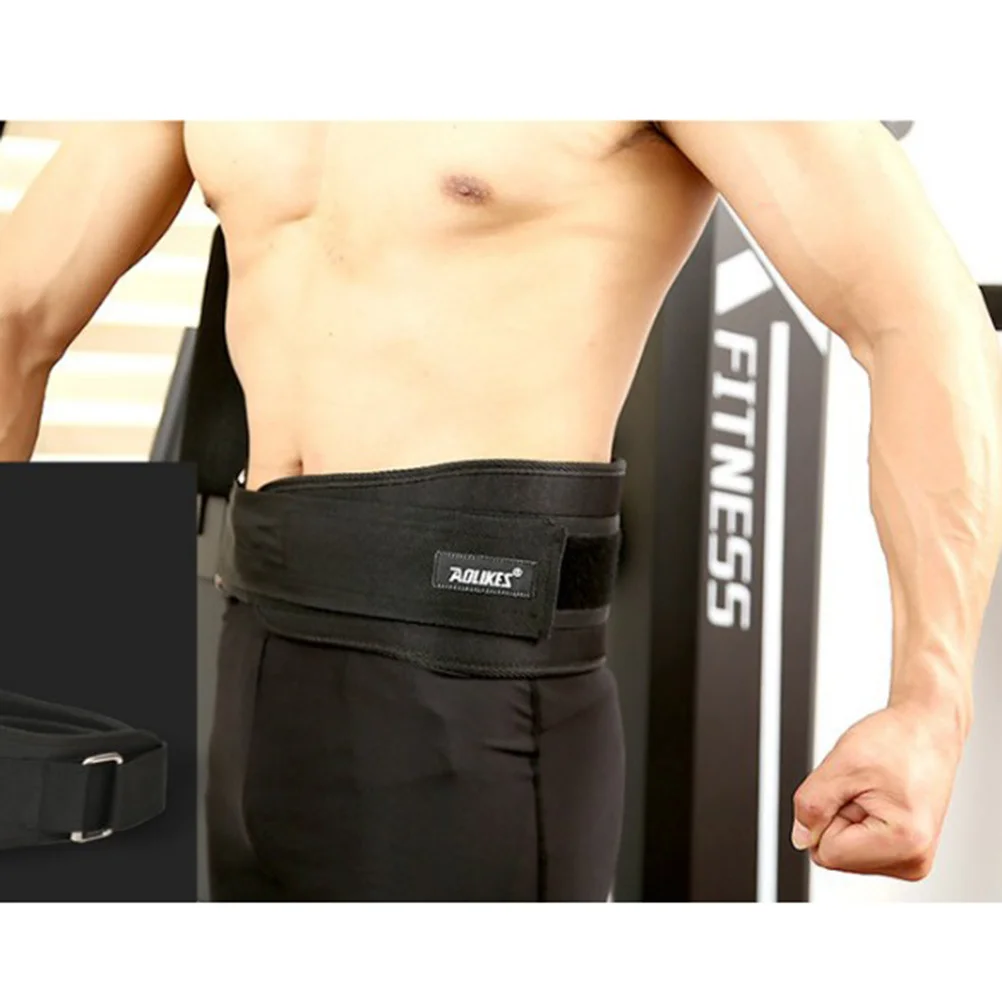 

Waist Training Stomach Wrap Size M Black Weightlifting Belt Back Support Waist Trimmer for Men Women Strength Training