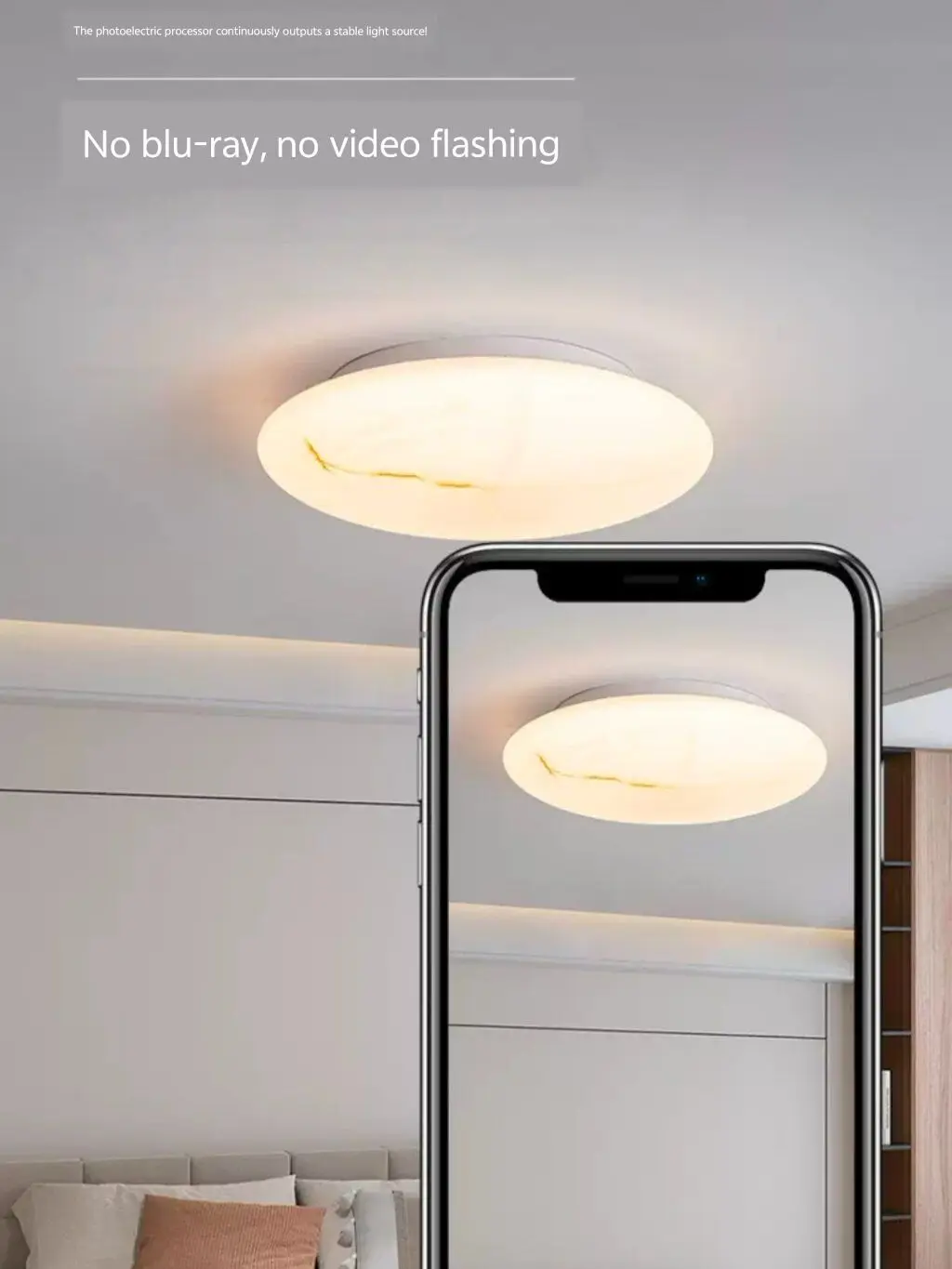 New Italian style imitation cloud pattern ceiling lamp, main light for the living room, modern and simple LED ceiling lamp