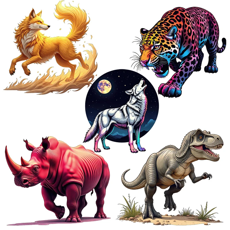 Three Ratels CFN45 Fantasy Forest Beast wall stickers for home decoration computer luggage decals car stickers