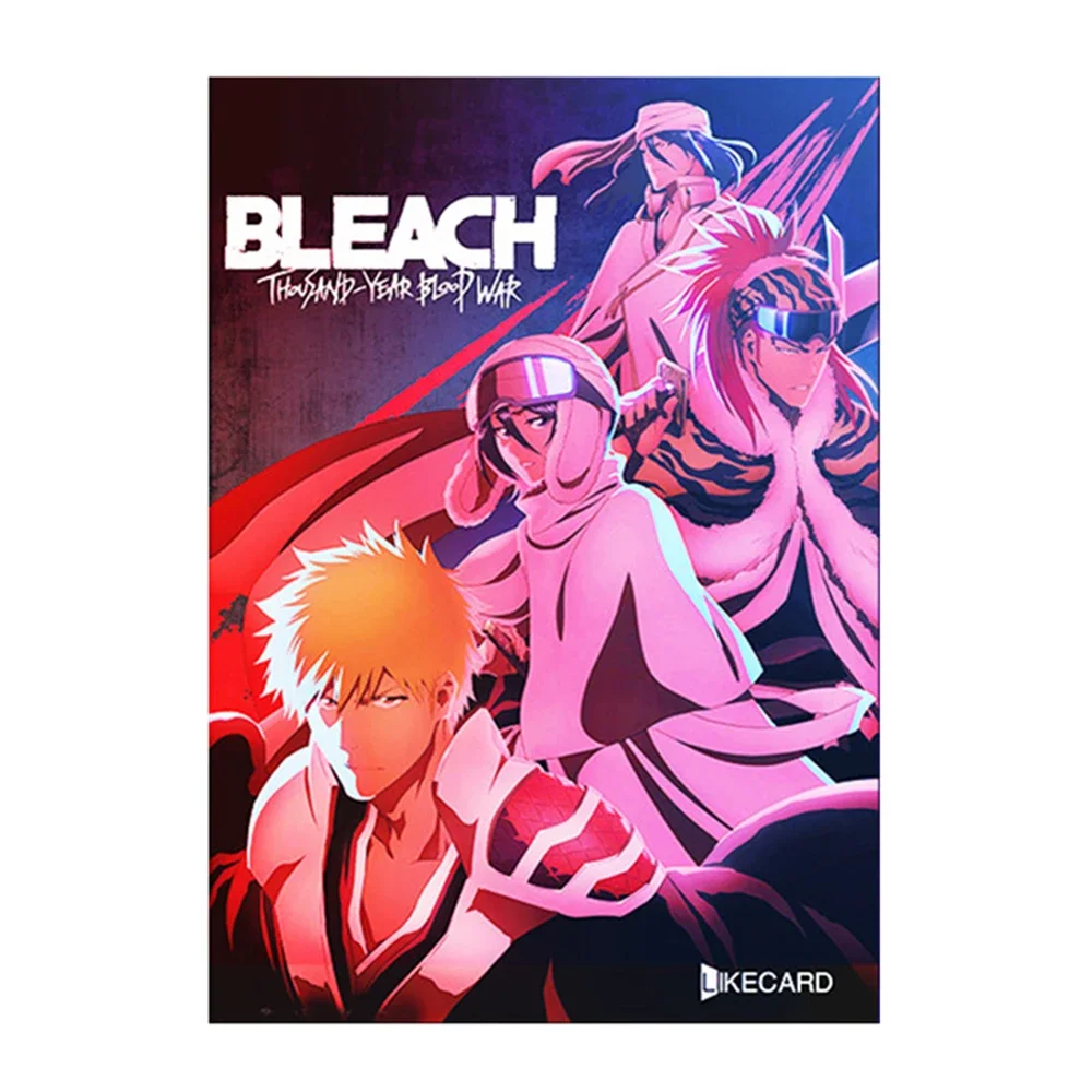 BLEACH Card 20th Anniversary Collection Limited Commemorative Collection Card Oversized Metal Hollow Gold and Silver Card