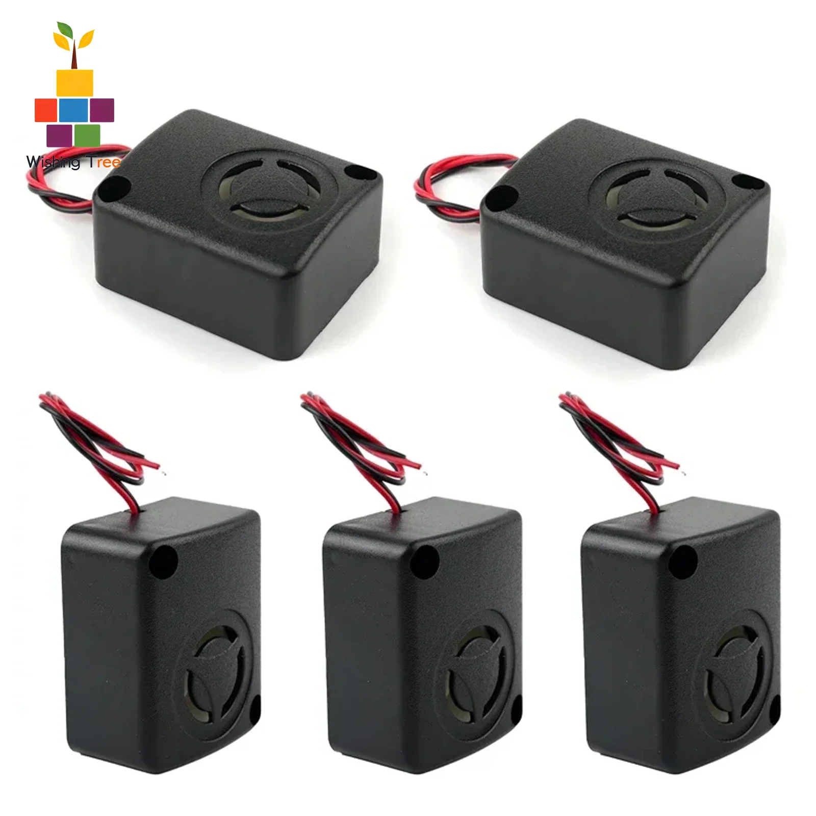 

12V DC 110dB Mini Piezo Alarm Siren for Car Anti-Theft Security System with Wide Temperature Resistance (-20°C~+60°C)
