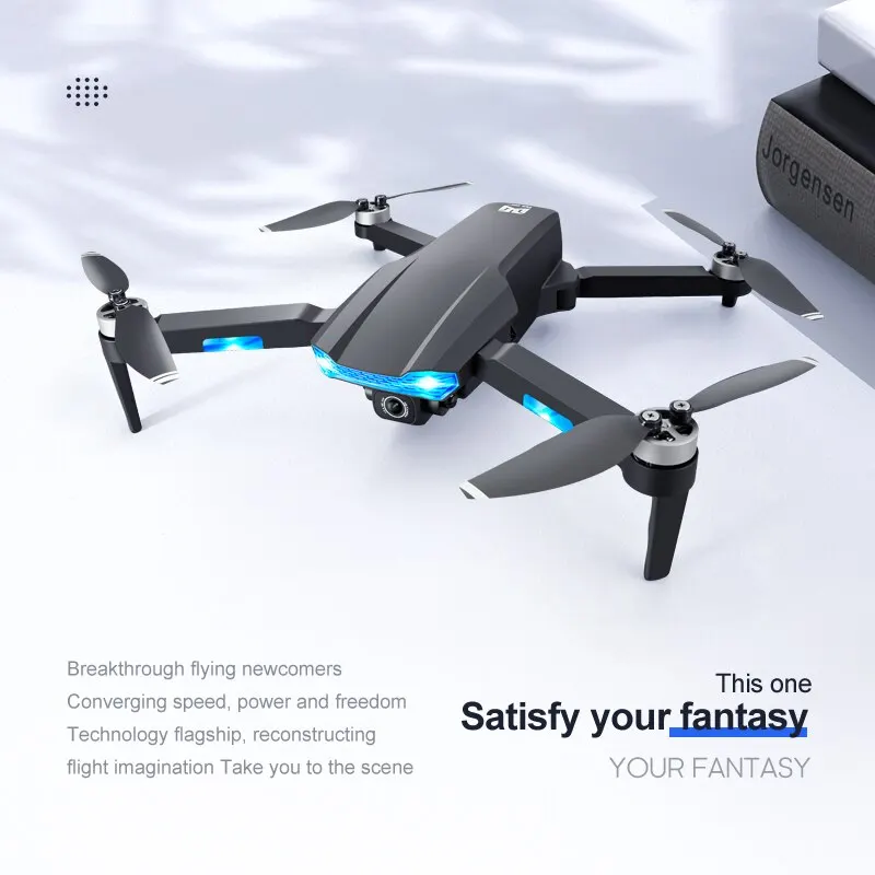 Drone with Camera KK18 Pro Brushless GPS 5G WiFi FPV with 6K HD Camera Optical Flow Positioning Foldable RC Quadcopter