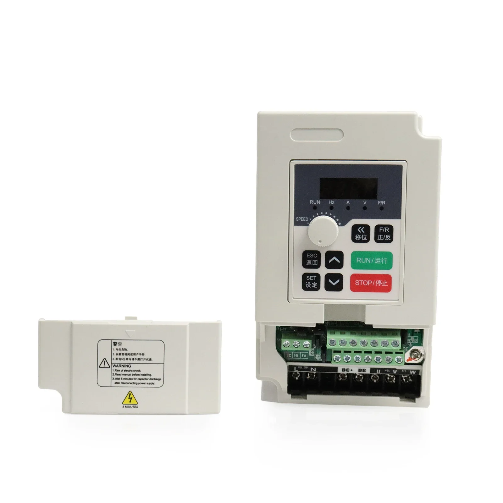 Industrial Oven VFD Inverter 0.75KW-7.5KW Single Phase Input 110V-380V 0-1000Hz for Motor and Industrial Applications