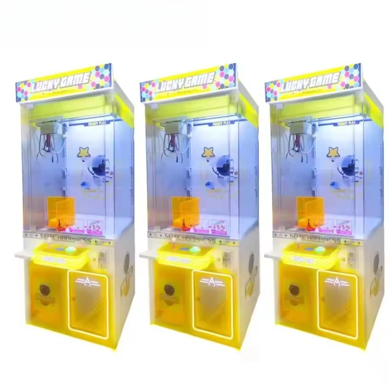 Custom New Coin-Operated Crane Plush Prize Claw Machine, Kids Favorite Arcade Game Machine for Game Centers & Amusement Parks