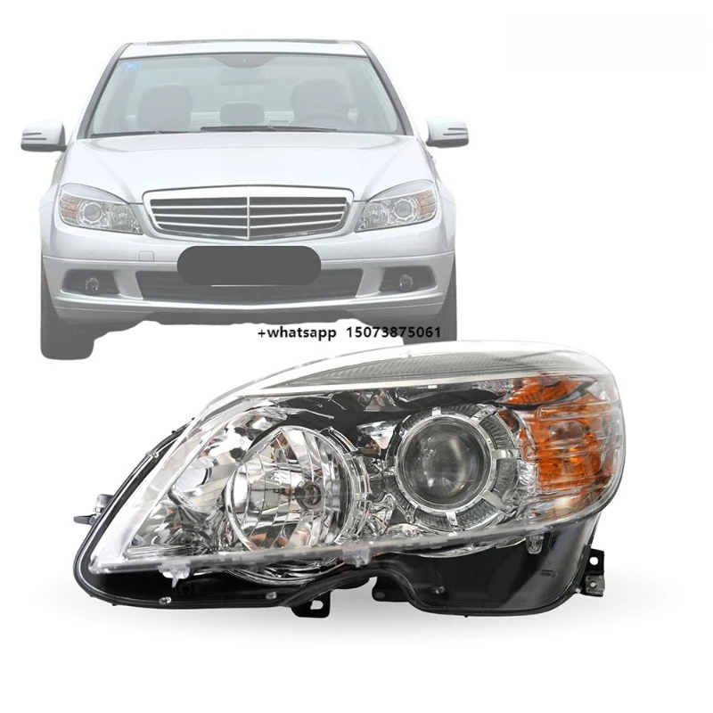 

New Plastic 12V 55W 6000K 6000 lm IP67 Waterproof Headlights for 08-25 C-Class W205 All Series