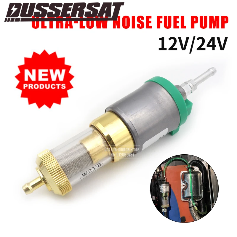 12V/24V 1KW-5KW Ultra-leise Auto-Kraftstoffpumpe – verbesserte Eberspacher-kompatible Luft-Diesel-Parkölpumpe für LKWs