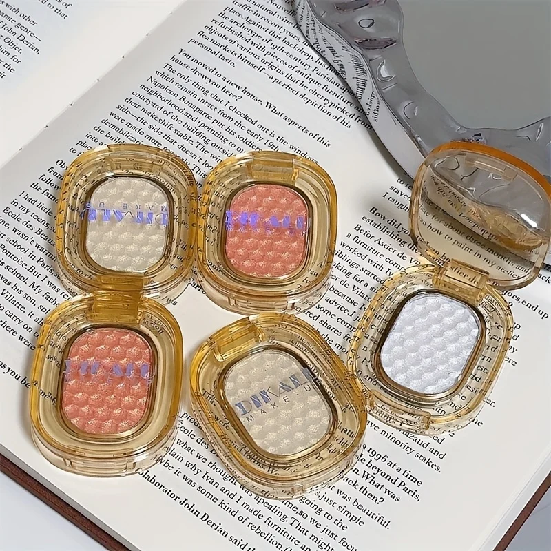 Surligneur de purée de pommes de terre et de spuds de couleur unique, éclaircissant sous le dessus, fard à paupières à paillettes nacrées blanches pures