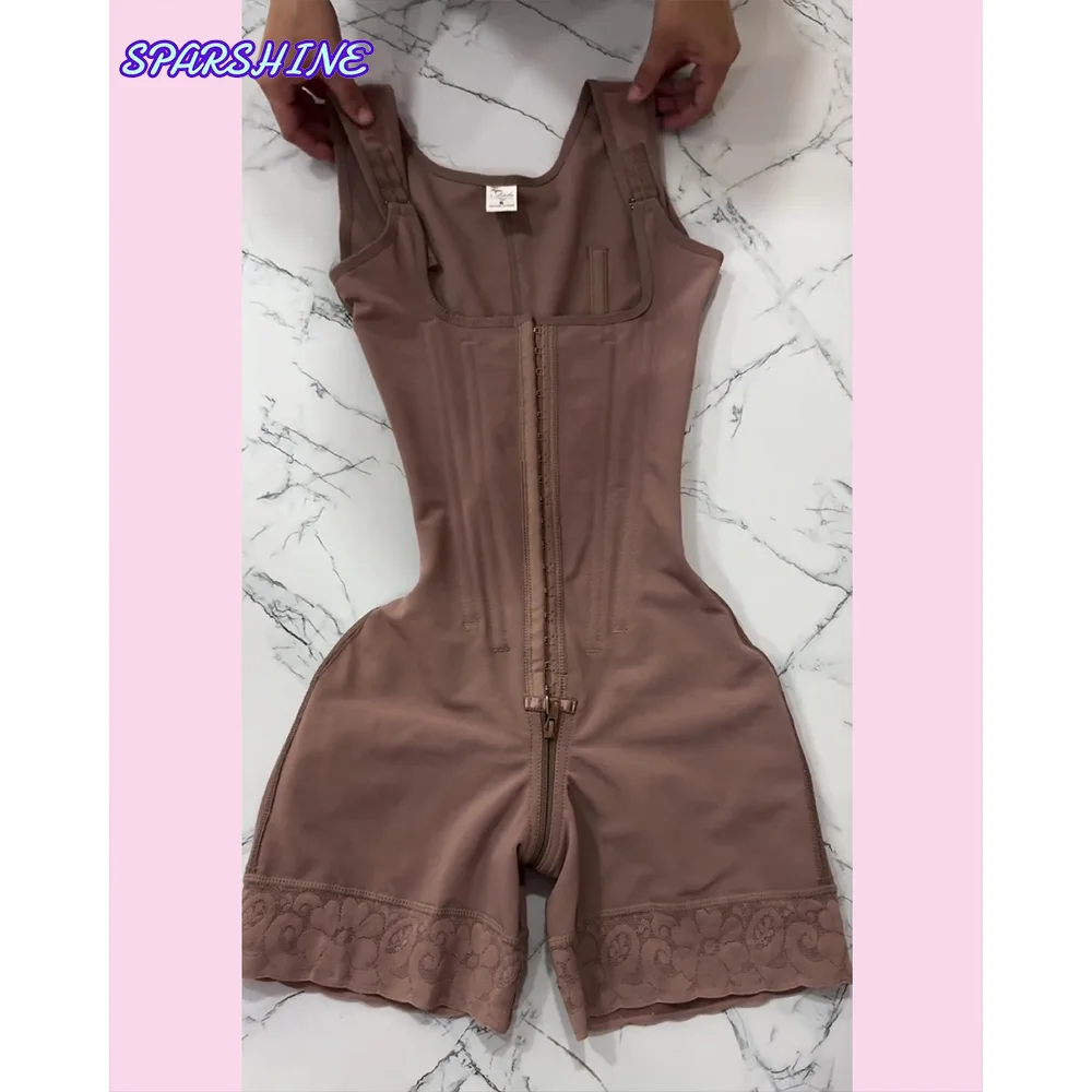 

Women's Chest breasted body shaping jumpsuit fajas abdominal tightening bodysuits Waist Trainer Tummy Control shapewear