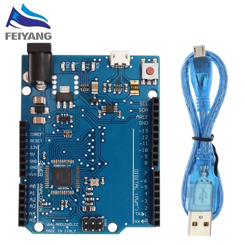 Leonardo R3 development board Board + USB Cable ATMEGA32U4 For Arduino
