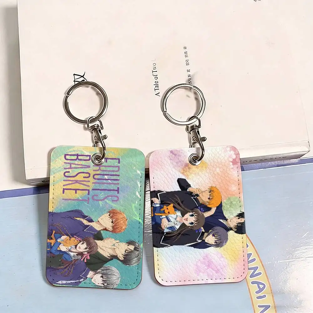 Romance Anime F-Fruits B-Basket Cute Cartoon Inteated Elevator Card Acc Control Card Keychain Protective Cover Gift Keychain