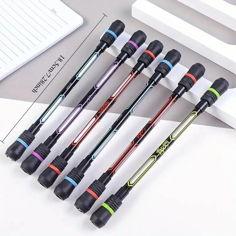3Pcs Cool Viral Spinning Pen, Flexible Hand Training, Drop-Proof Anti-Slip Rotating Balance Pen with Writing Function