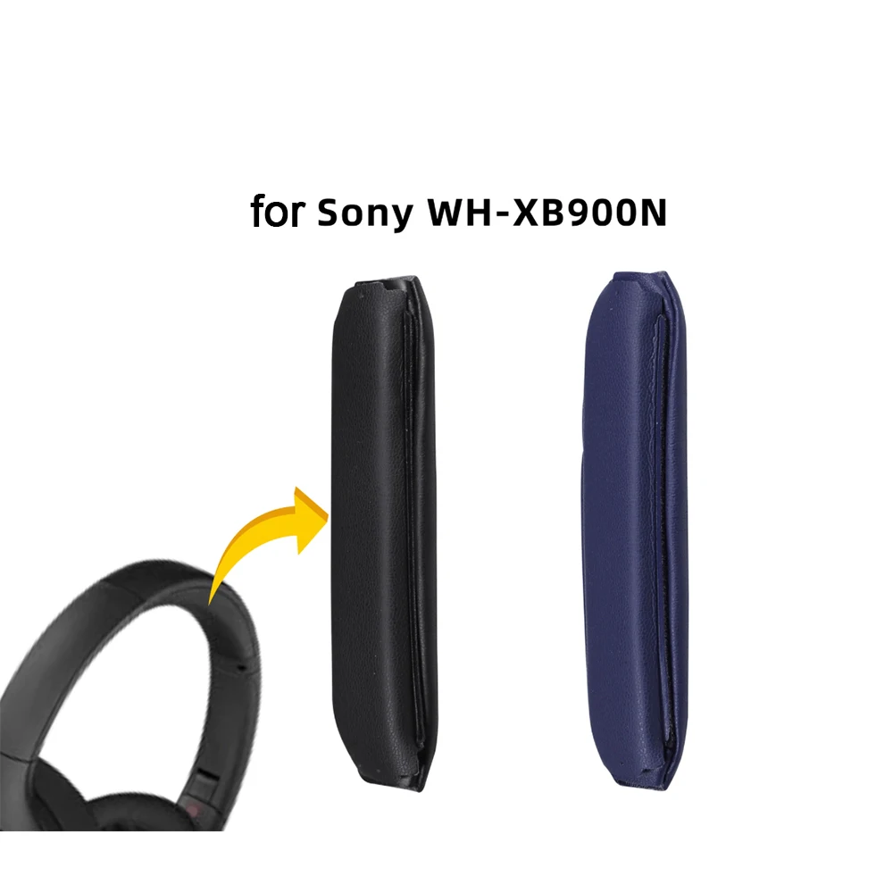 Almohadilla para diadema de repuesto para auriculares WHXB900N para diadema Sony WH-XB900N, actualización cómoda XB900 y diadema de fácil instalación
