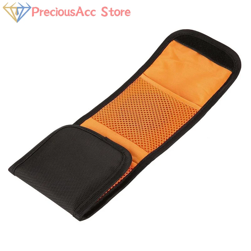 3-Pocket Filter Pouch for 82mm Camera ND UV CPL Lenses Protective Carry Case with Divider for Outdoor Use during Outdoor Shoots
