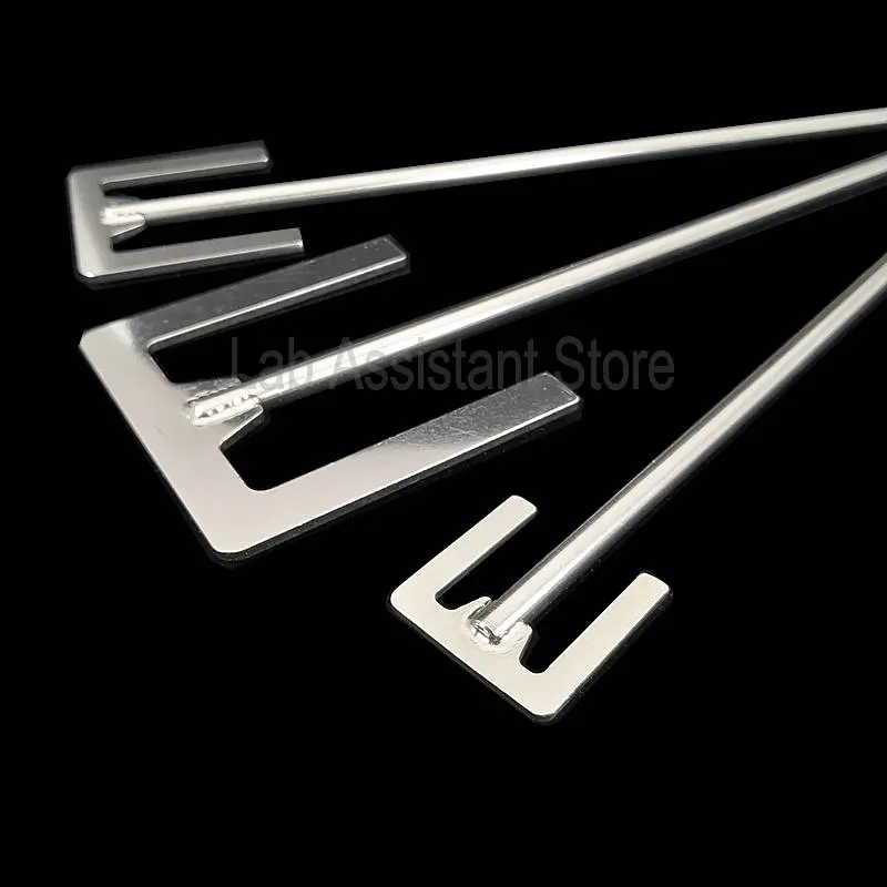 1pcs Stainless Steel E-type Stirring Paddle with Leaf-width 30mm-120mm SUS304 Mixer Used in Lab Mixing Equipment