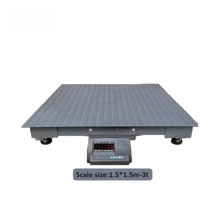 

1.5 * 1.5-3 T accurate pallet scale with intelligent digital indicator for warehouse transportation and heavy industrial weighin
