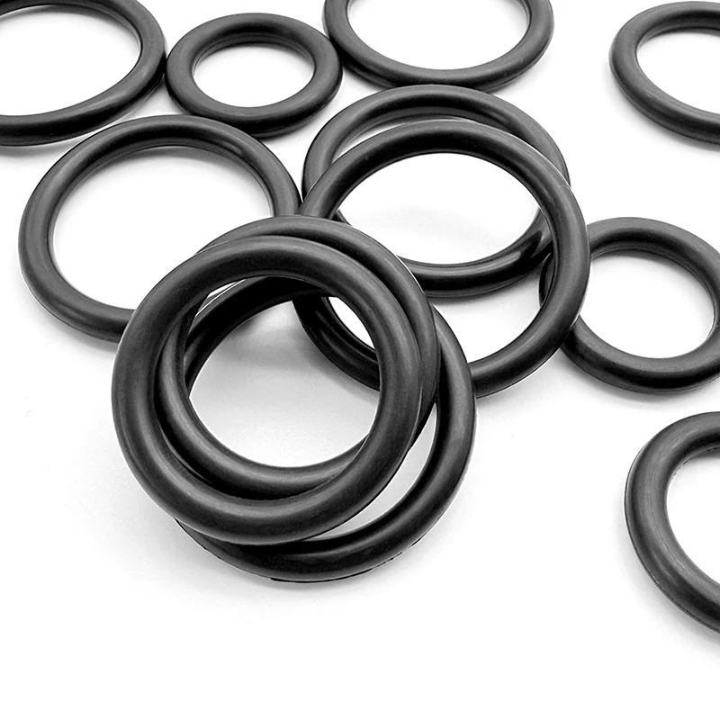 

Black NBR O-Ring Seals 1000Pcs 2.2mm Thick 6-30mm OD Nitrile Rubber round Washers Oil And Corrosion Resistant Multiple Sizes