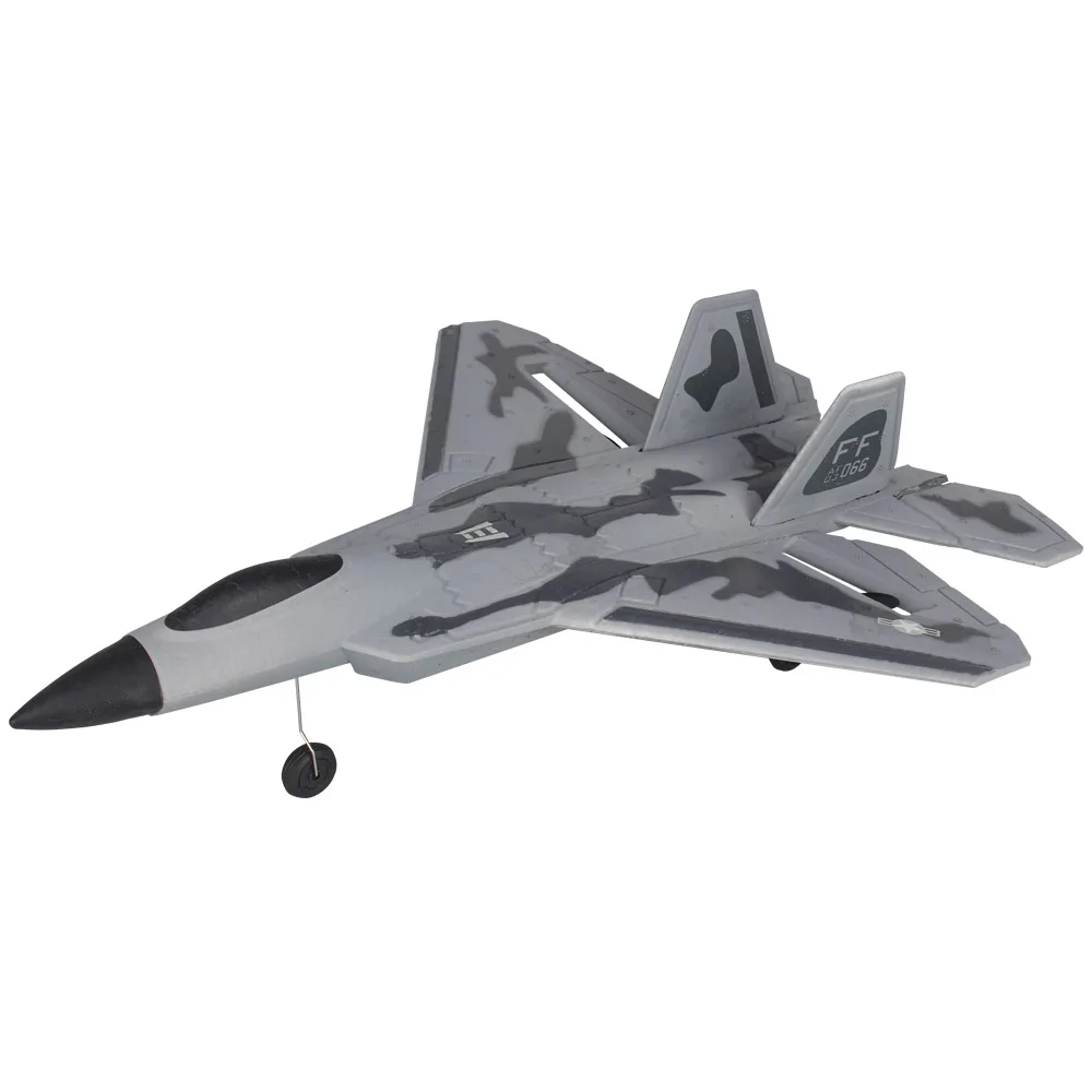 Remote Control Model Airplane F22 2or3 Channals RC Plane Fixed Wing Remotely Piloted Aircarft Long 38 cm