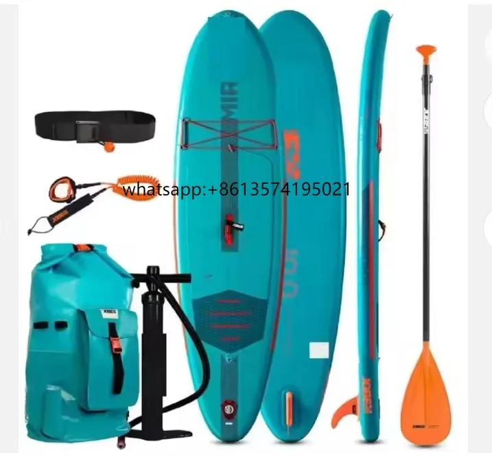 

JobeAero Mira 10.6-Inch Inflatable EVA SUP Board Stand-Up Paddleboarding Accessory with Water Offshore Waters Ready to Ship!