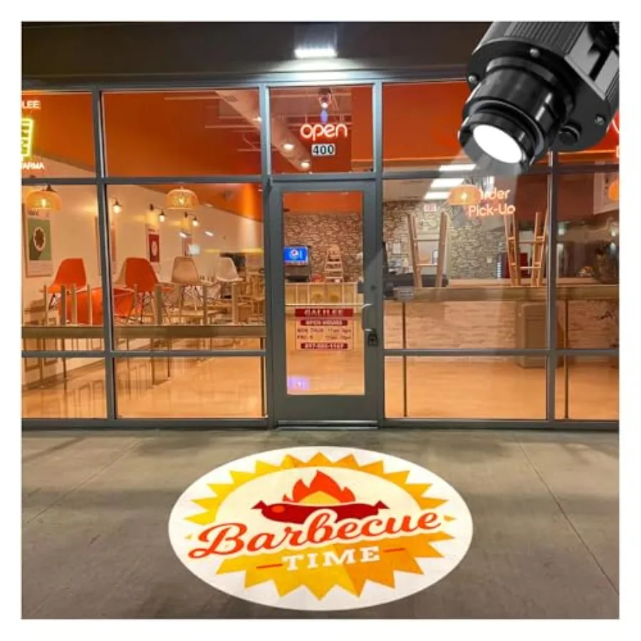 

Проектор GOBO для логотипов: уличное освещение для бизнеса, индивидуальные логотипы, водонепроницаемый IP67, светодиодные линзы, для помещений, баров, компаний, магазинов, свадеб, мероприятий