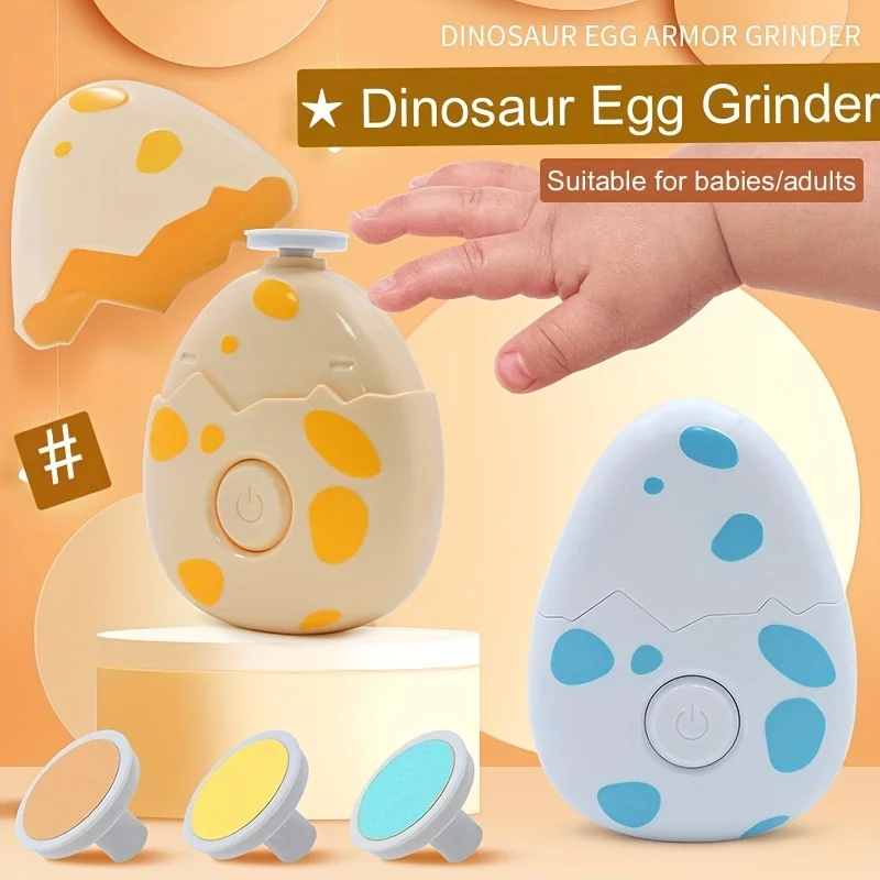 

Baby Nail File Electric Gentle Baby Nail Trimmer Baby Nail Clipper Infant Grooming Kit with Grinding Head Replacement Pads