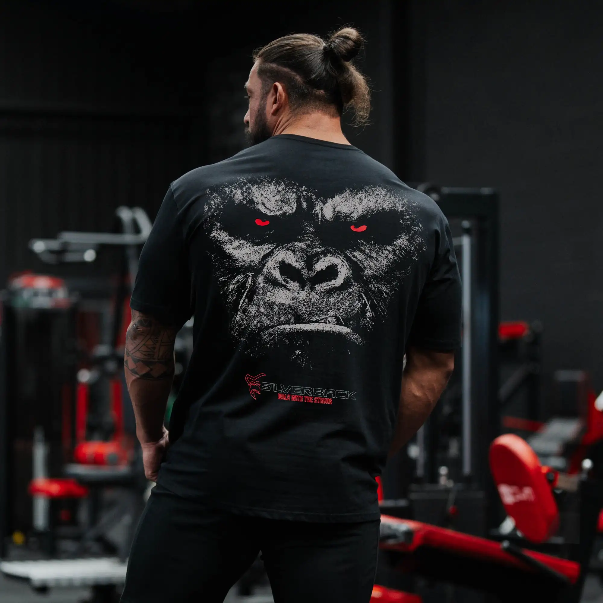 GYM Gorilla Print T-Shirt Redemption T-Shirt - Silverback Gymwear