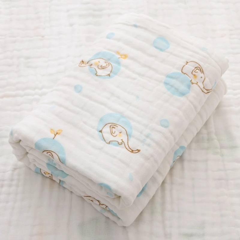 Baby Musselin Handtuch Baumwolle Wrap Decke Windeln Decke Kleinkinder Quilt Hohe Absorbierende Bad Handtuch Kinderwagen Top