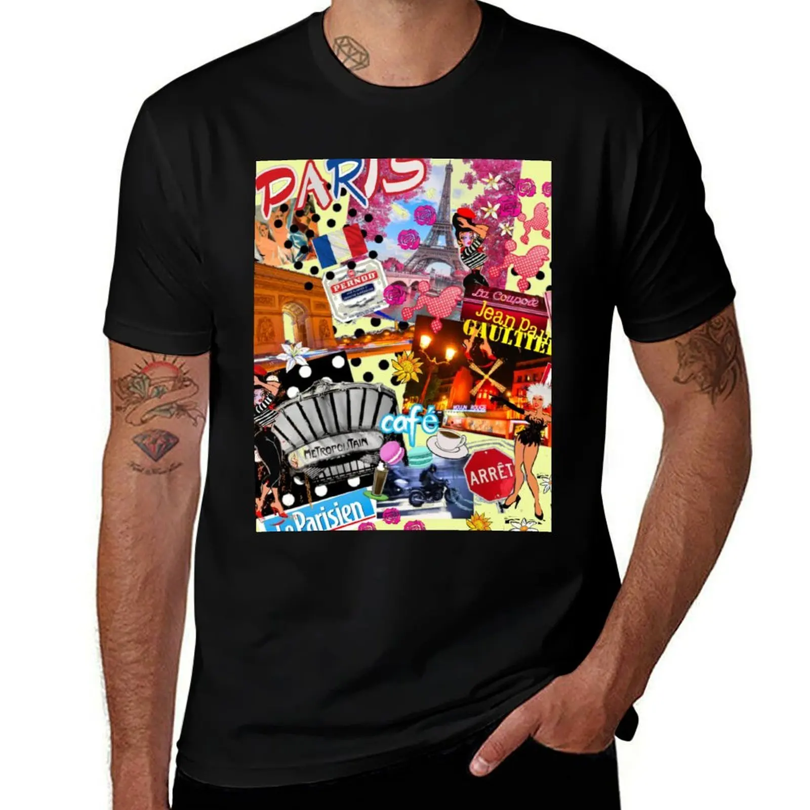 MISS WORLD PARIS FOR KINGTOUCAN T-Shirt Simple Trendy Casual T-Shirt