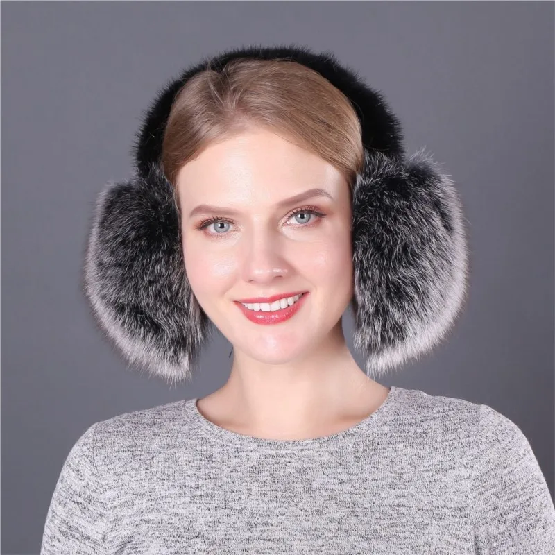 Warm fur and furs ear bracket bag furry warmth covering