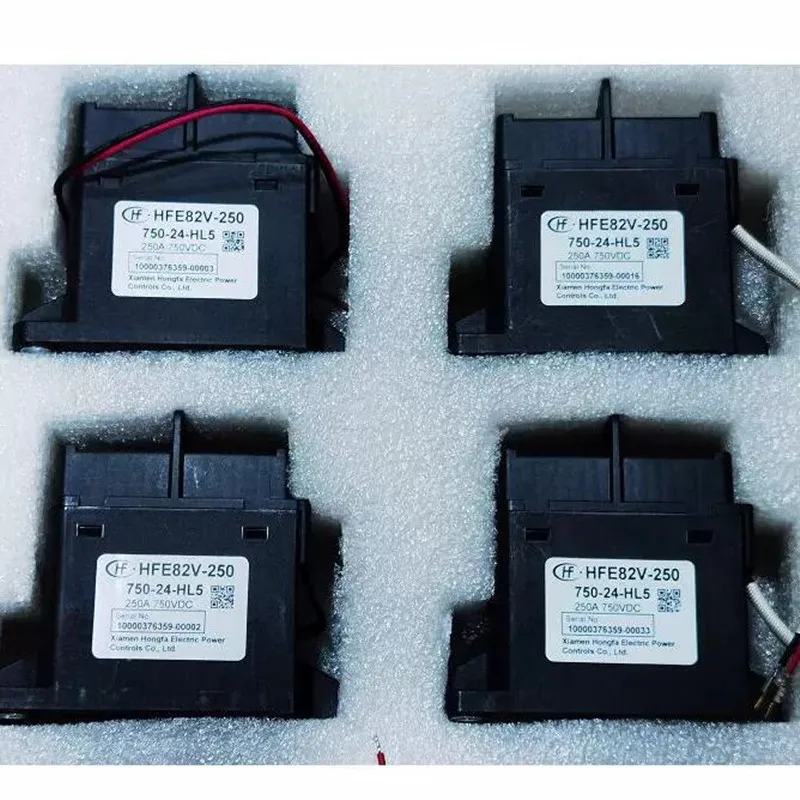 

New and original HFE82V-250 750-24-HL5 24VDC 250A 750VD High Voltage DC Contactor Relay New Energy Electric Bus Accessories