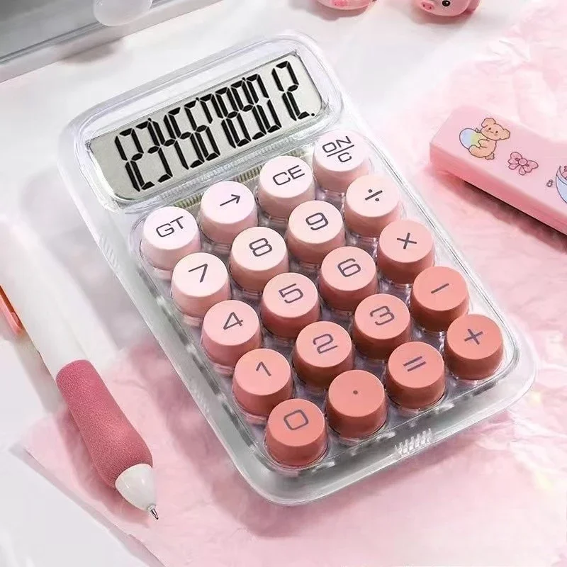 Commercial Transparent Office Calculator Dopamine Gradient Color Computer Cute High Appearance Level Calculator