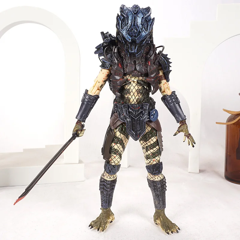 NECA Ultimate Elder Predator Figure Lost Hunter Shaman Predator Action Figure Model Toys Movable Collectible Birthday Gift