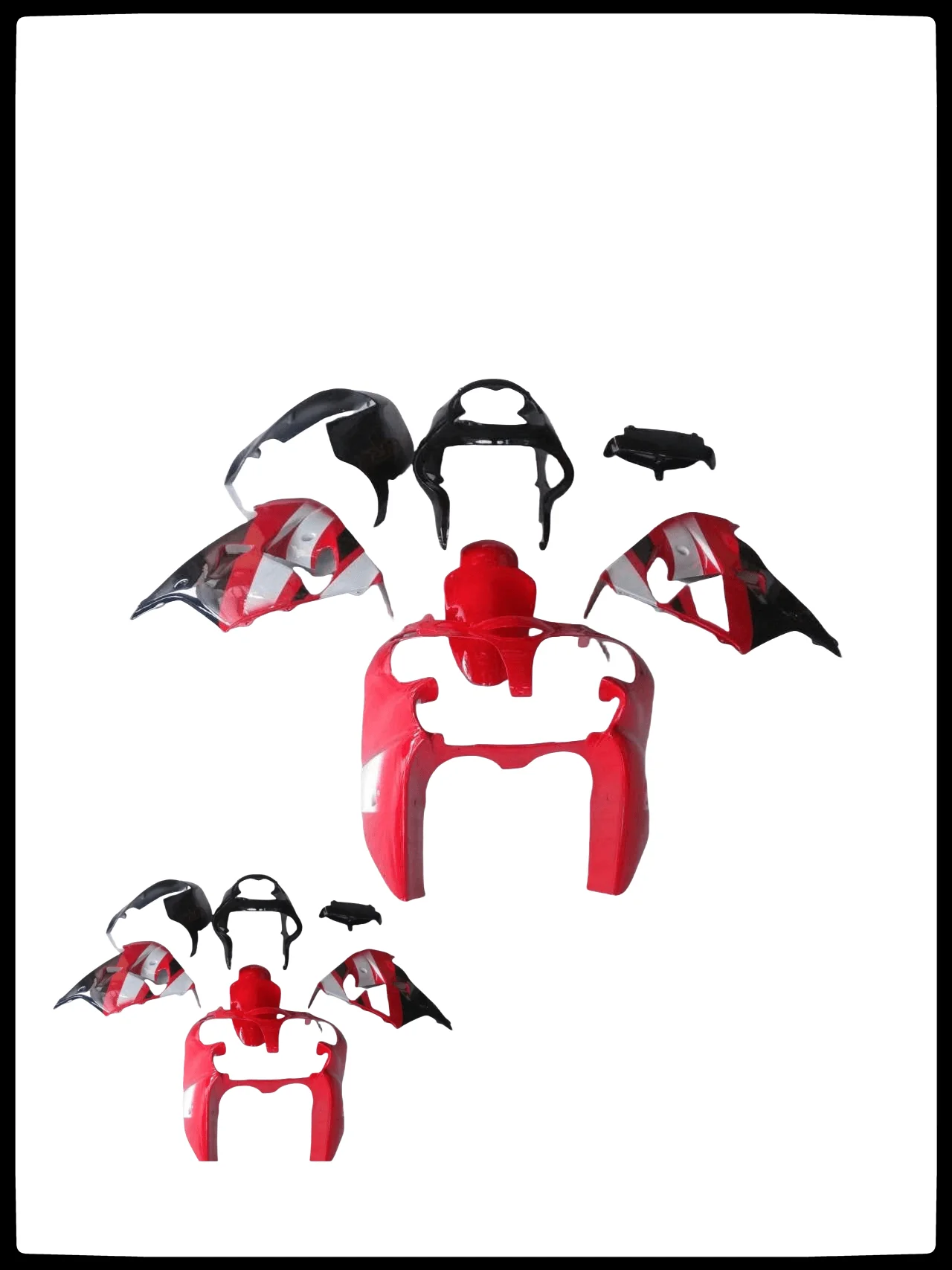 

Injection Moldfor KAWASAKI Ninja ZX9R 00 01 ZX 9R 2000 2001 zx9r 00 01 ABS Plastic red white black Fairings set