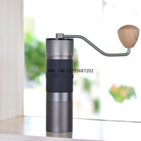 Kingrinder K6 Manual Coffee Grinder 420 Stainless Steel 48 mm Stainless Steel 7core Burr Portable Coffee Mill
