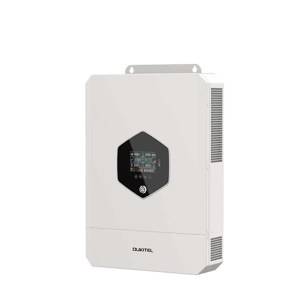 OUKITEL 12KW Hybrid-Wechselrichter, 12.000W reiner Sinuswellen-Solarwechselrichter, 48V DC-Batterie, WiFi/GPRS, RS485, CAN, USB, Trockenkontakt, OUKITEL HFE12KL02A