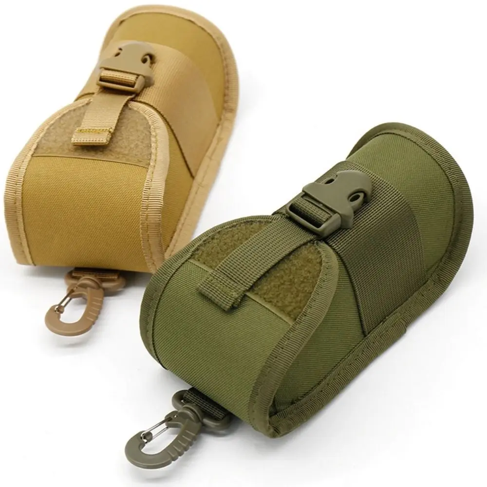 

600D Nylon Hanging Glasses Pouch Portable Wear-resistant Sunglasses Storage Box Breathable Quick Release Hook