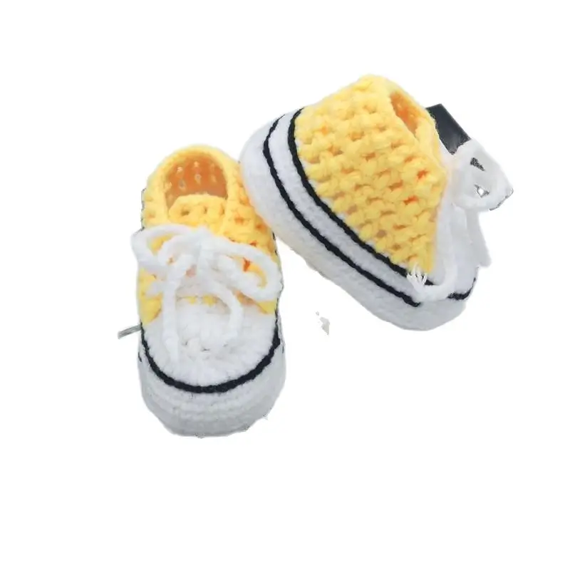 QYFLYXUENew Spring Baby Shoes, Hand Woven Baby Shoes,Crochet baby shoes,handmade Baby Crochet Bootie