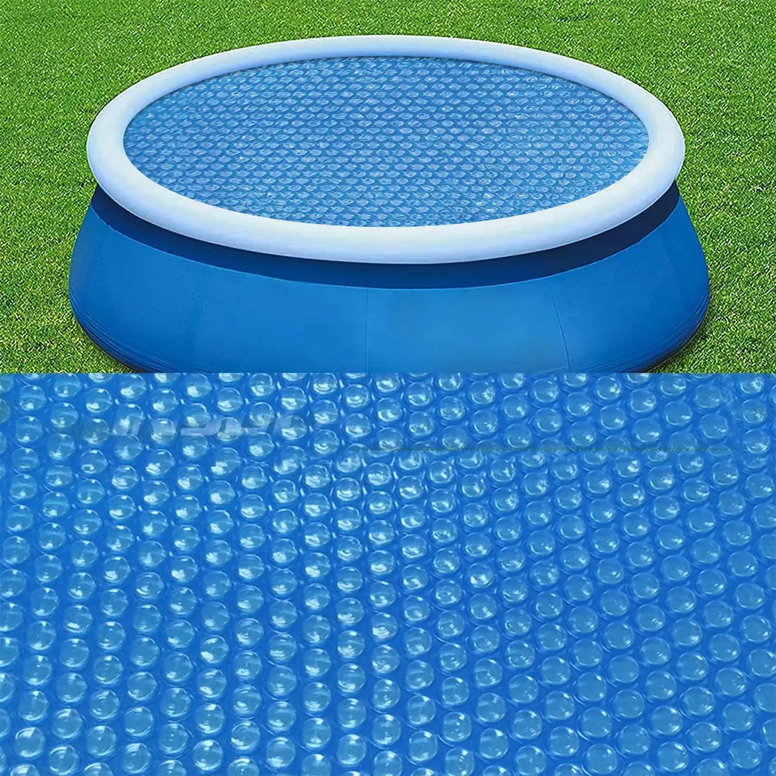 

Thickened Swimming Pool Cover Pool Bubble Cover Round Tub Bubble Blocking Outdoor Pool Cover Aboveground Swimming Pool Wrap