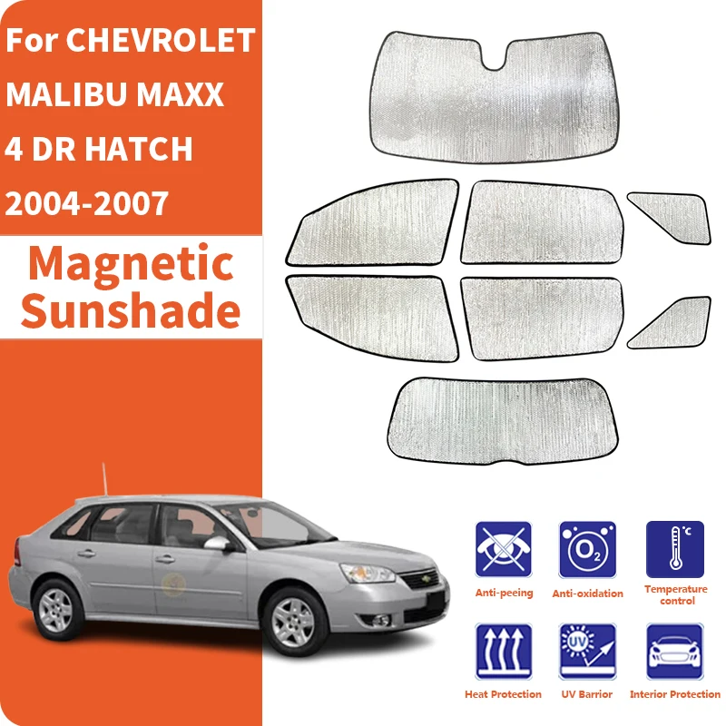 

Car Window Sunshade Anti-UV Car Sun Window Visors Sunshade Covers Accessories For CHEVROLET MALIBU MAXX 4 DR HATCH 2004-2007