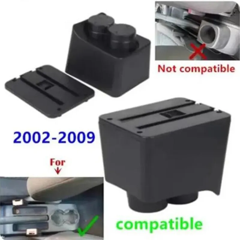 For Volkswagen Polo Armrest Box for VW Polo 9N 3 Car Armrest Dedicated 2002-2009 Double-Layer Storage Box Retrofit Accessories