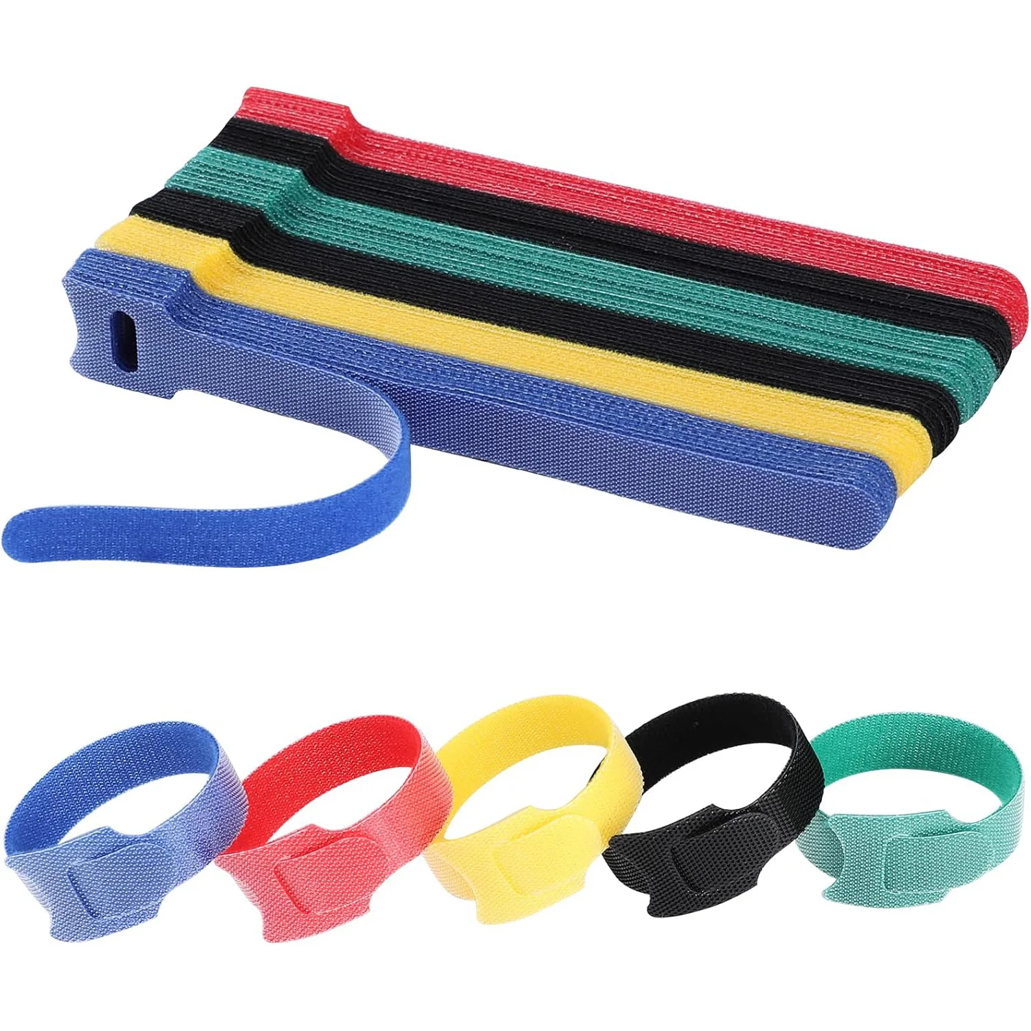 Back To Back T-shaped Velcro, Velcro, Zip Ties, Wires, Data Cables, Storage Straps, Nylon Self-adhesive Cables