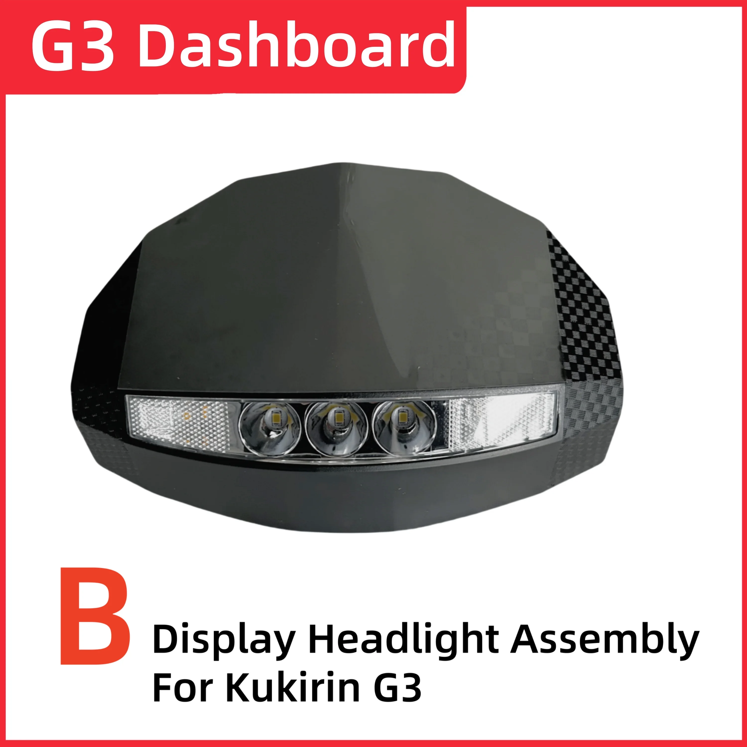 

Display Headlight Assembly For Kukirin G3 Electric Scooter Kugookirin G3 Dashboard Screen Digital Meter Turn signal Accessories