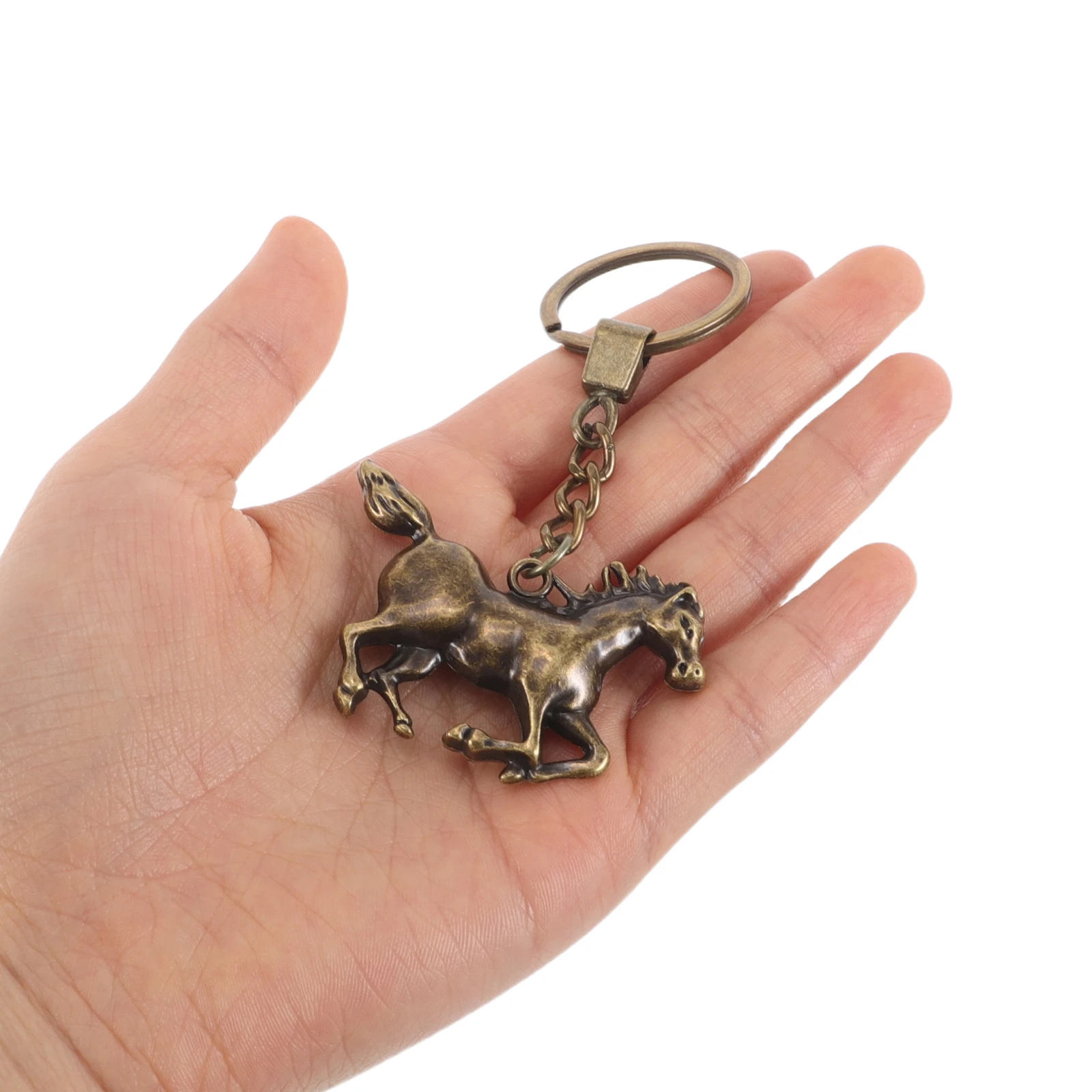 

Horse Keychain Zinc Alloy Pendant Unique Equestrian Charm Bag Purse Backpack Decorative Accessories Keychain Horse