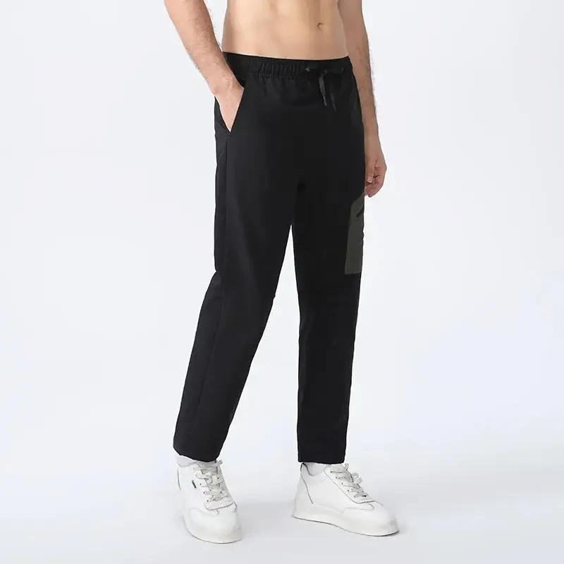 Men Training Bodybuilding Trousers Multi Pockets Outdoor Go Hiking Sweatpants Running Sports Pants Dry Fit Sweatpants Bottoms