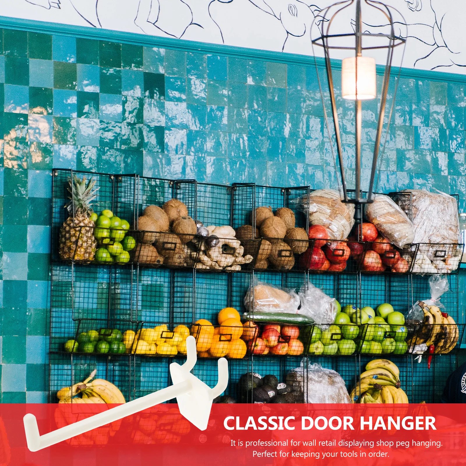 100 قطعة خطافات Pegboard ABS العالمي الوتد مجلس أداة تخزين فائدة السنانير لورشة المرآب عرض المطبخ