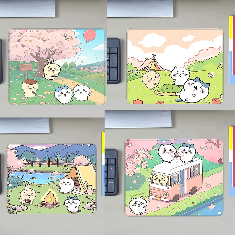 Cute Anime Chiikawas Gaming Mouse Pad XS Small Mousepad For PC Gamer Desktop Decoration Office Mouse Mat Deskmat Rug